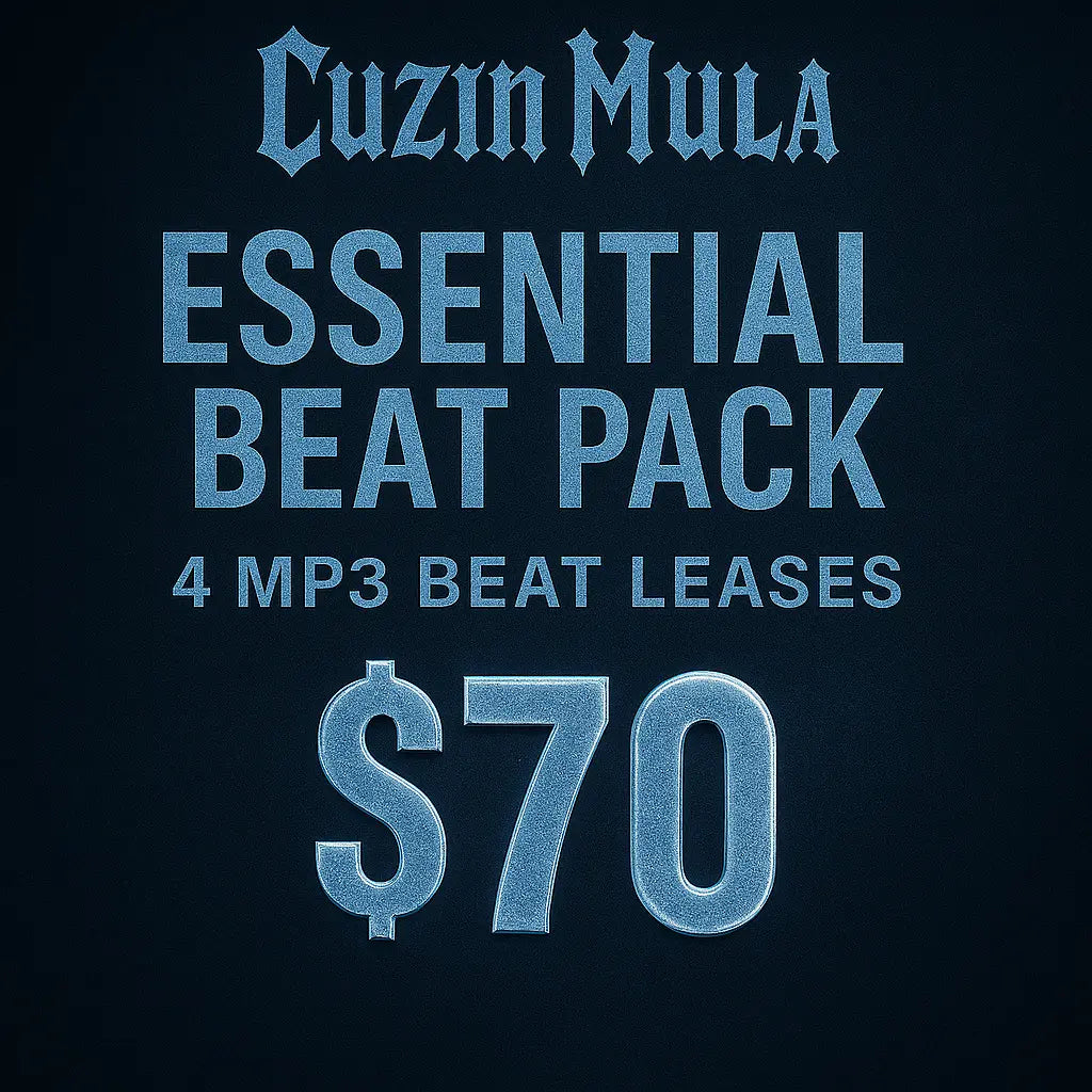 Essential Beat Pack – 4 MP3 Beat Leases Cuzin Mula